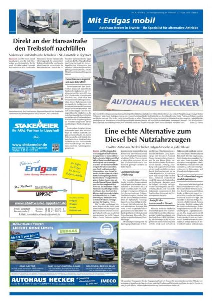 Mit Erdgas mobil - die clevere Alternative zum Diesel